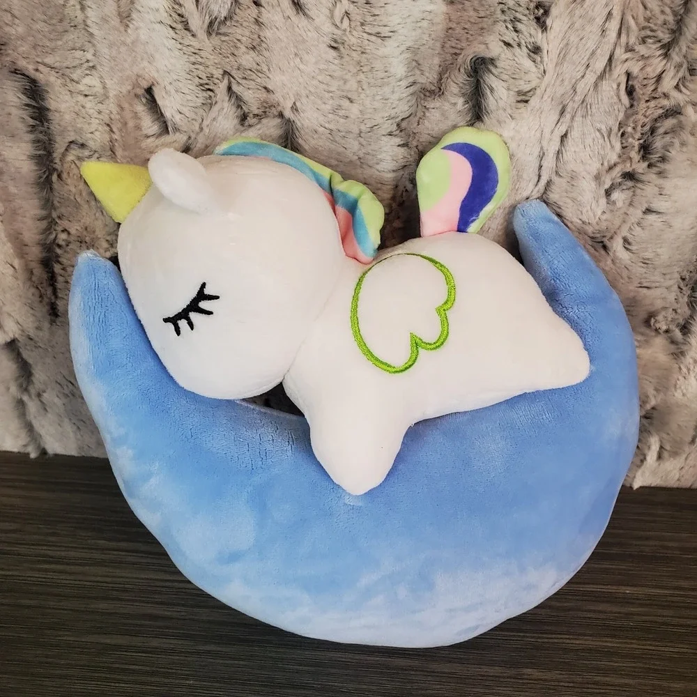 Unicorn Blue Moon Plush Stuffed Animal Toy‎ 9